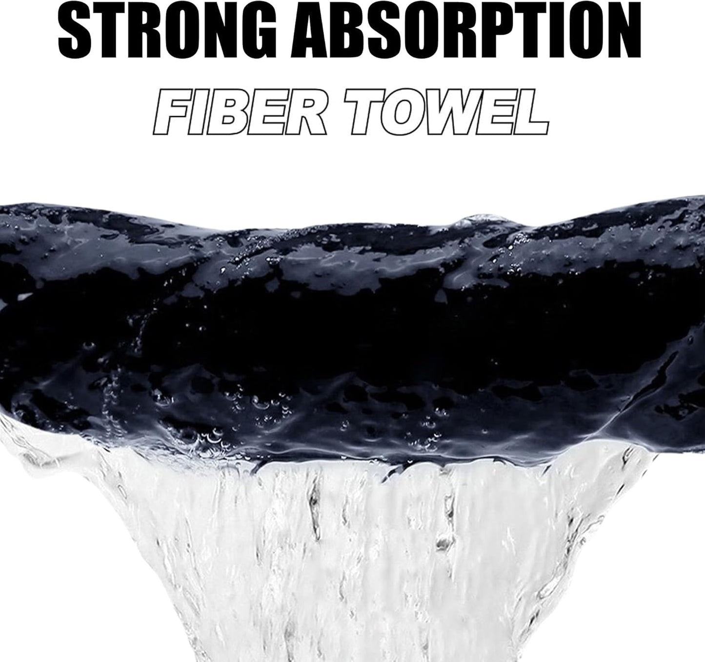 Small Magnetic Golf Towel with Clip, Microfiber Waffle Design - Industrial Strength Magnet for Glof Balls, Golf Bags, Carts Clubs - Black