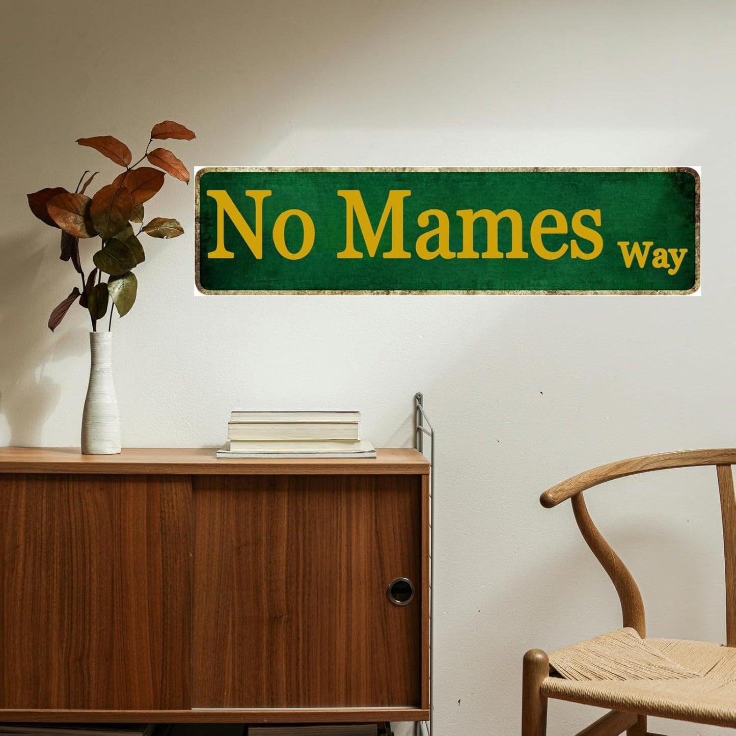 Funny Man Cave Sign Mancave Decor For Men Mexican Gifts For Mens Man Cave Decor No Mames Way Road Street Tin Signs Room Accessories For Men Mexican House Wall Art 4x16 Inch