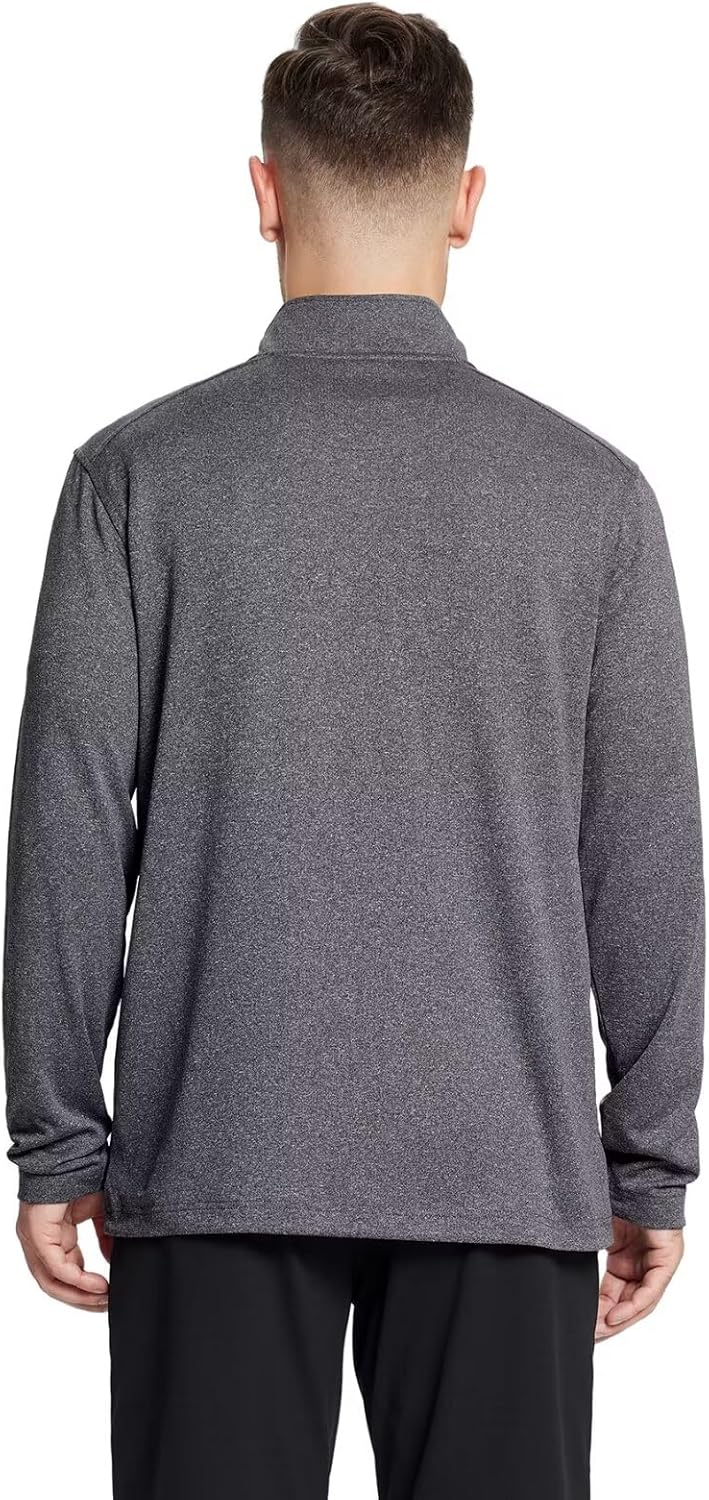 M MAELREG Quarter Zip Golf Pullover Men Dry Fit Long Sleeve Performance Wicking Mock Neck 1/4 Zip Pullover Mens Sweatshirt