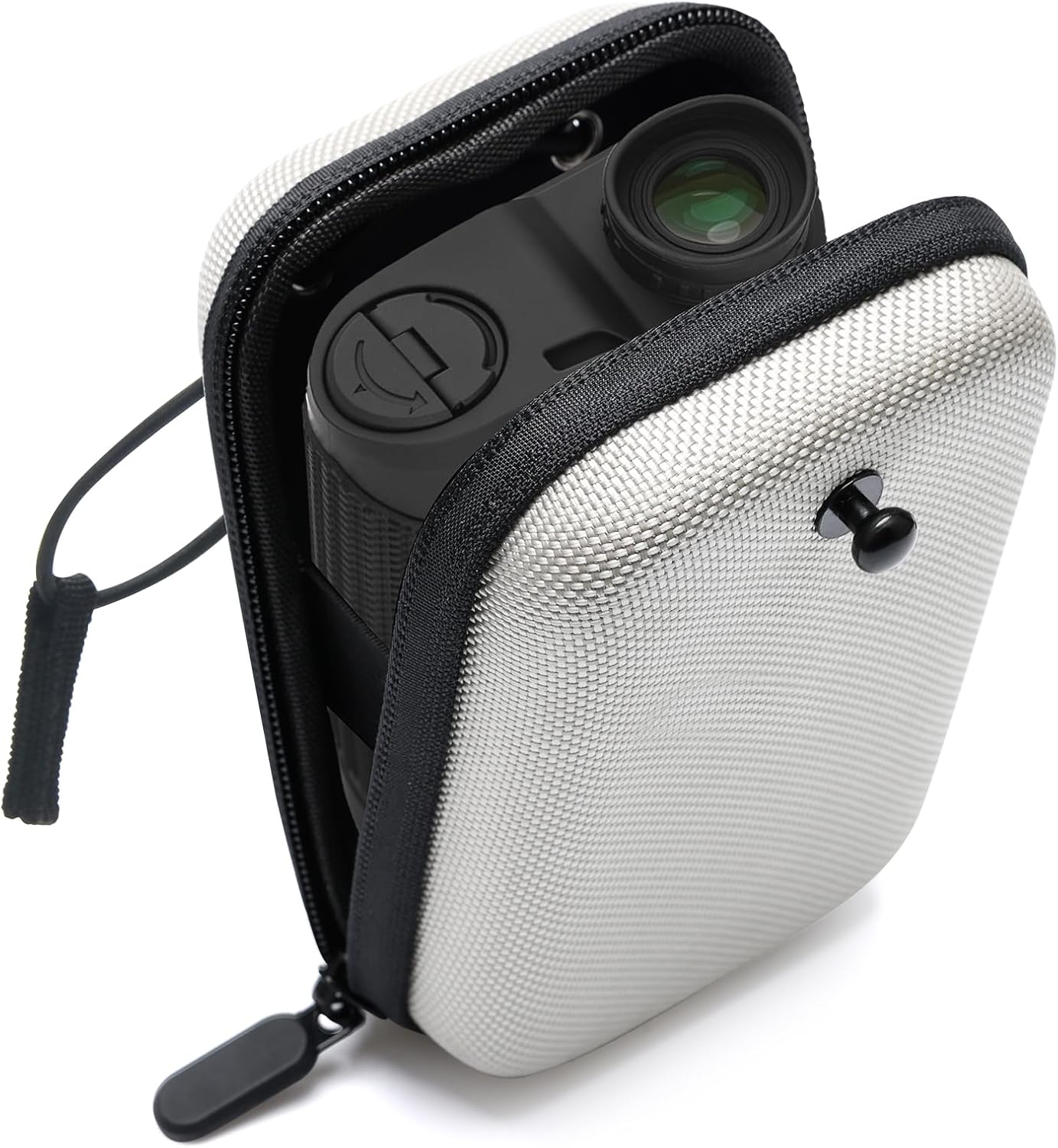 Golf Rangefinder Hard Shell Case, Hard Golf Rangefinder Case Universal Range Finder Carry Bag (Green+Black)