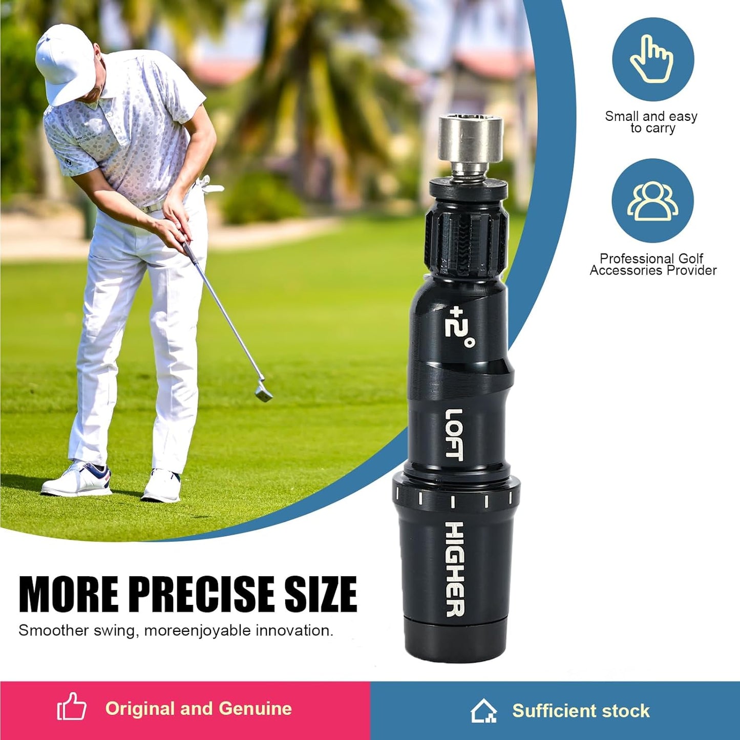 Club Sleeve for Taylor Made M3 M4 M5 M6 Golf Club Parts Shafts Accessories Connector Black 0.335 1 Pcs