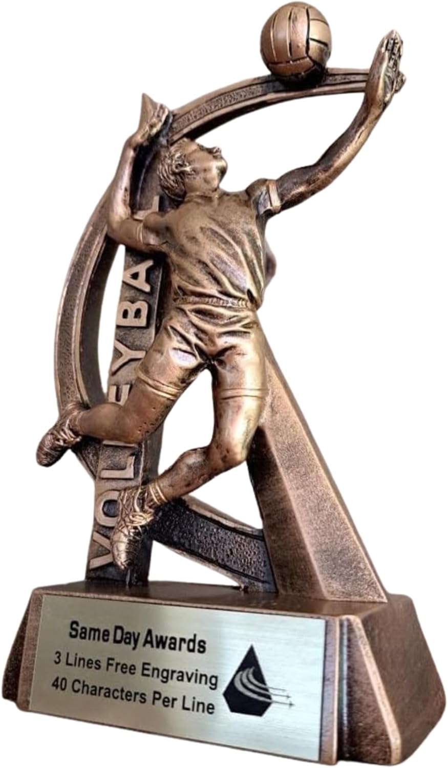 Sports Trophy – Ultra Action 6.5 Inch Engraved Resin Award – Personalized Recognition for Kids Youth Teams Schools Adult Leagues Coaches and Achievement Awards