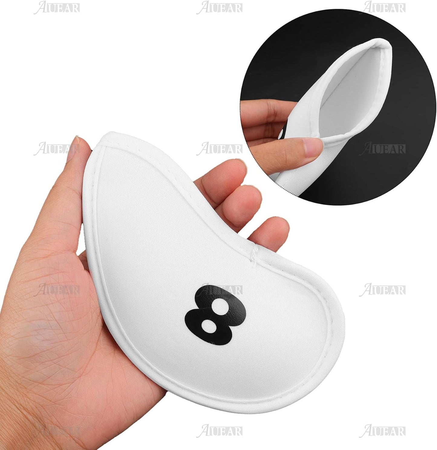 AUEAR, 11 Pack Golf Head Covers Neoprene Iron Putter Headcovers Set Fit All Brands