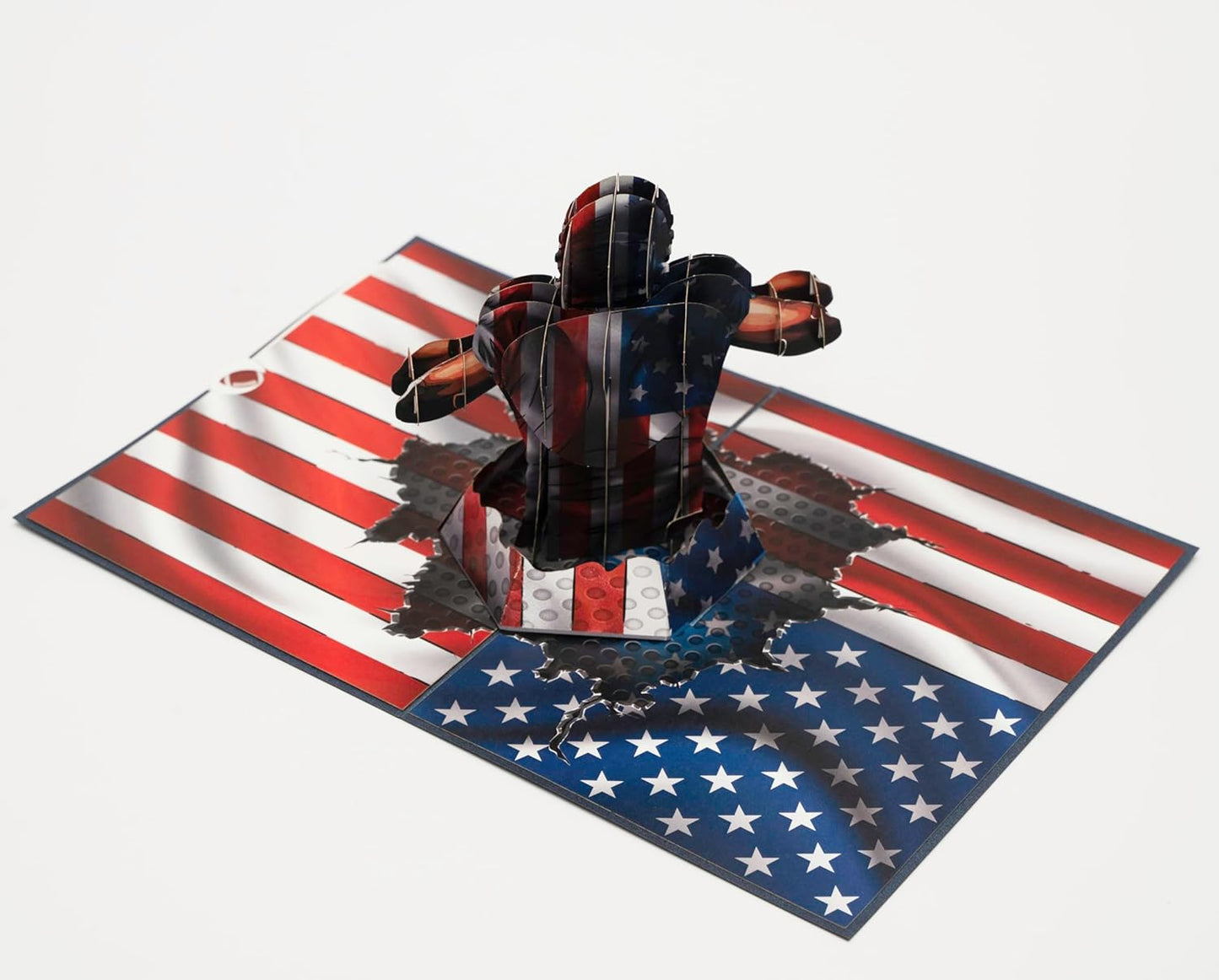 3D Popup Card of American Football Player, Paper Art & Handicraft, Greeting Card, Birthday, Anniversary, Christmas, Fathers Day Card, Handmade Gift For Him, Men, Dad, Son, Boyfriend, Husband