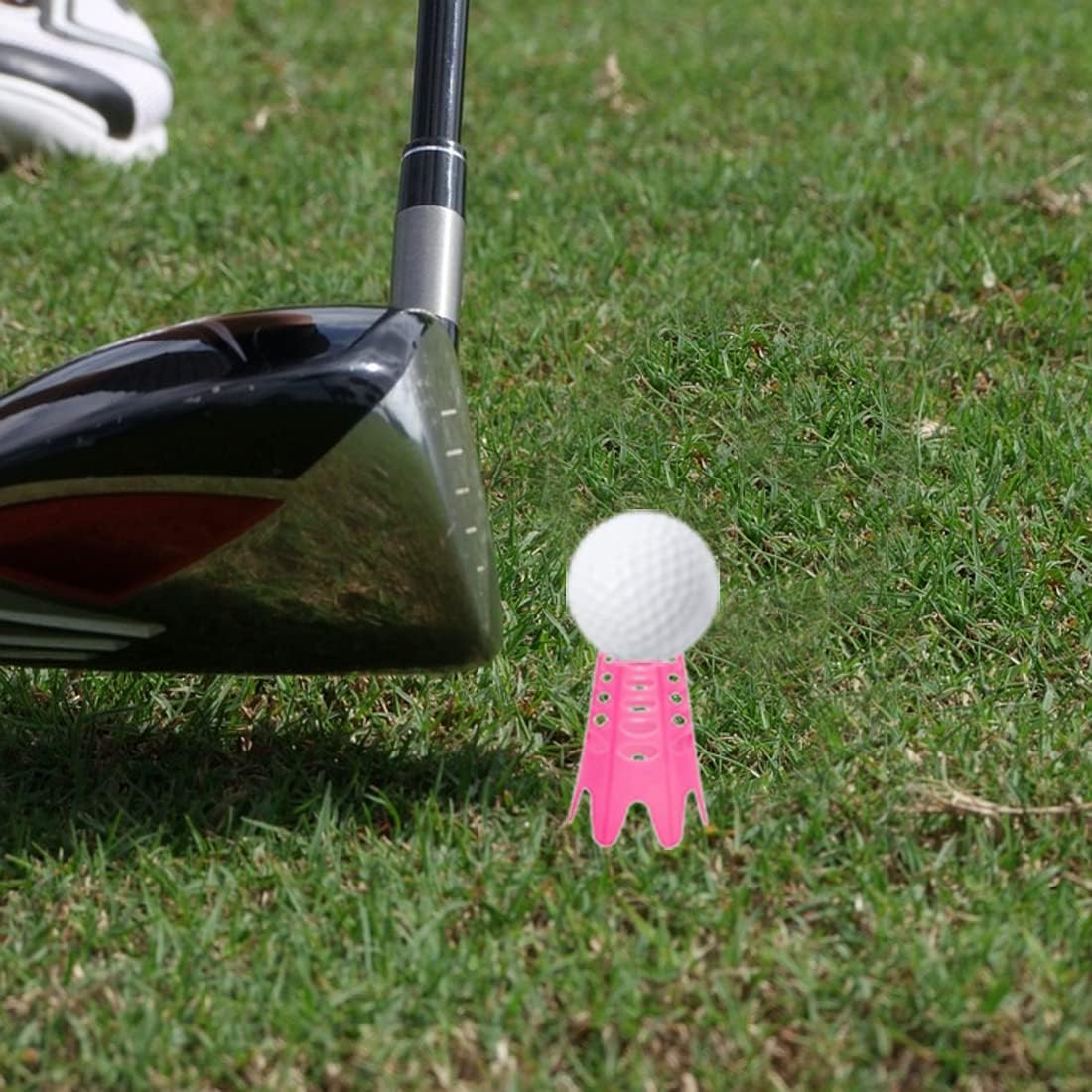 Plastic Golf Tees, Golf Simulator Tees for Home, Outdoor Indoor Golf Tees Simulator Practice Training, Golf Mat Tees for Winter Turf and Driving Range