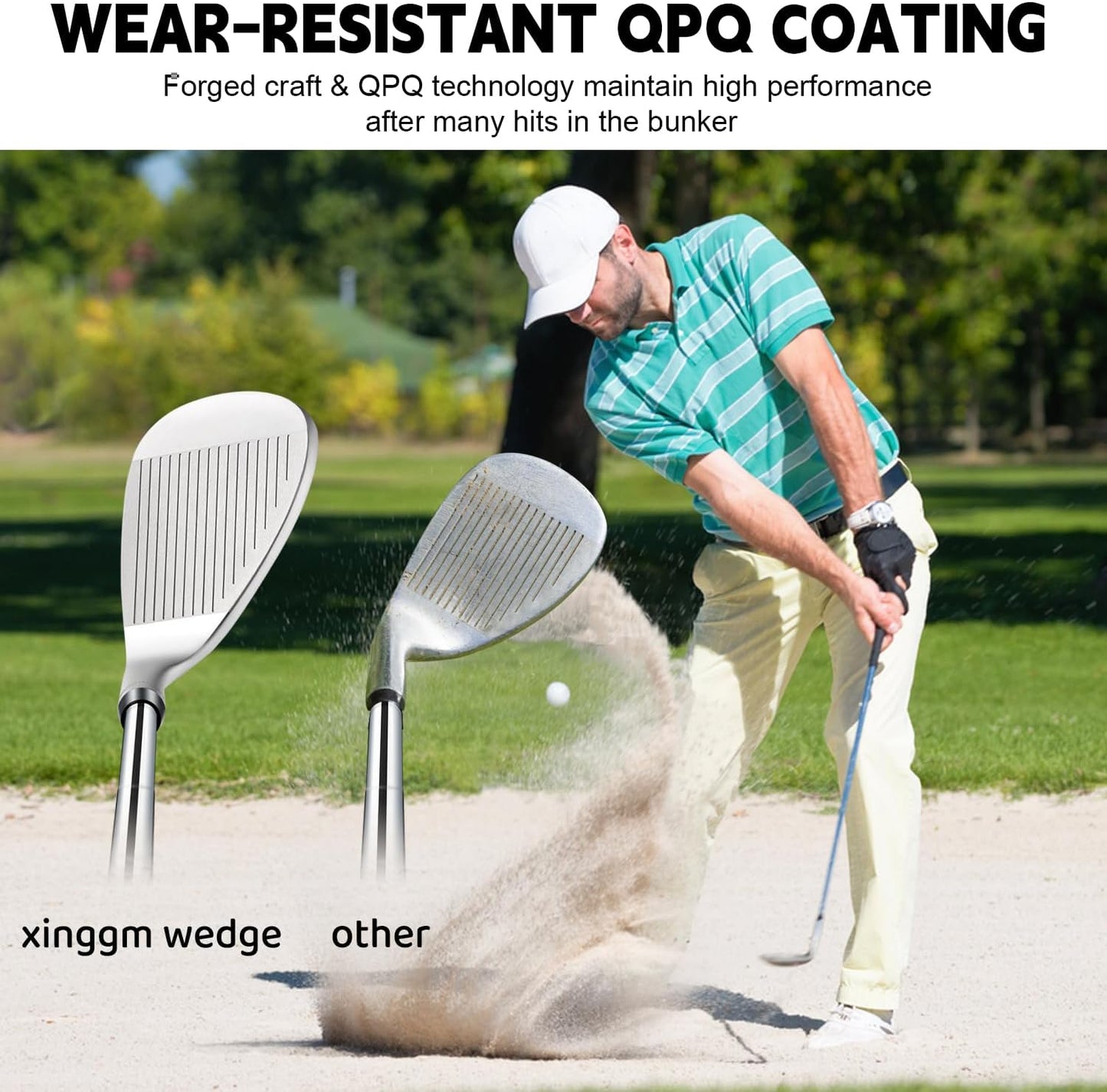 Forged Golf Wedge Set for Men or Individual 48/50/52/54/56/58/60/68/70/72 Degree RH Gap Wedge Sand Wedge Easily Escape from Bunker,Milled Face for More Spin