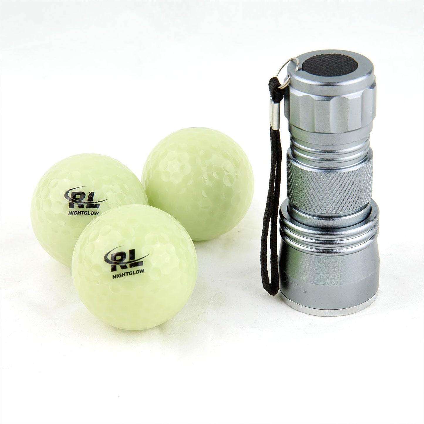 R&L Glow Golf Balls for Night Sports - Tournament Fluorescent Glowing in The Dark Golf Ball - Long Lasting Bright Luminous Balls