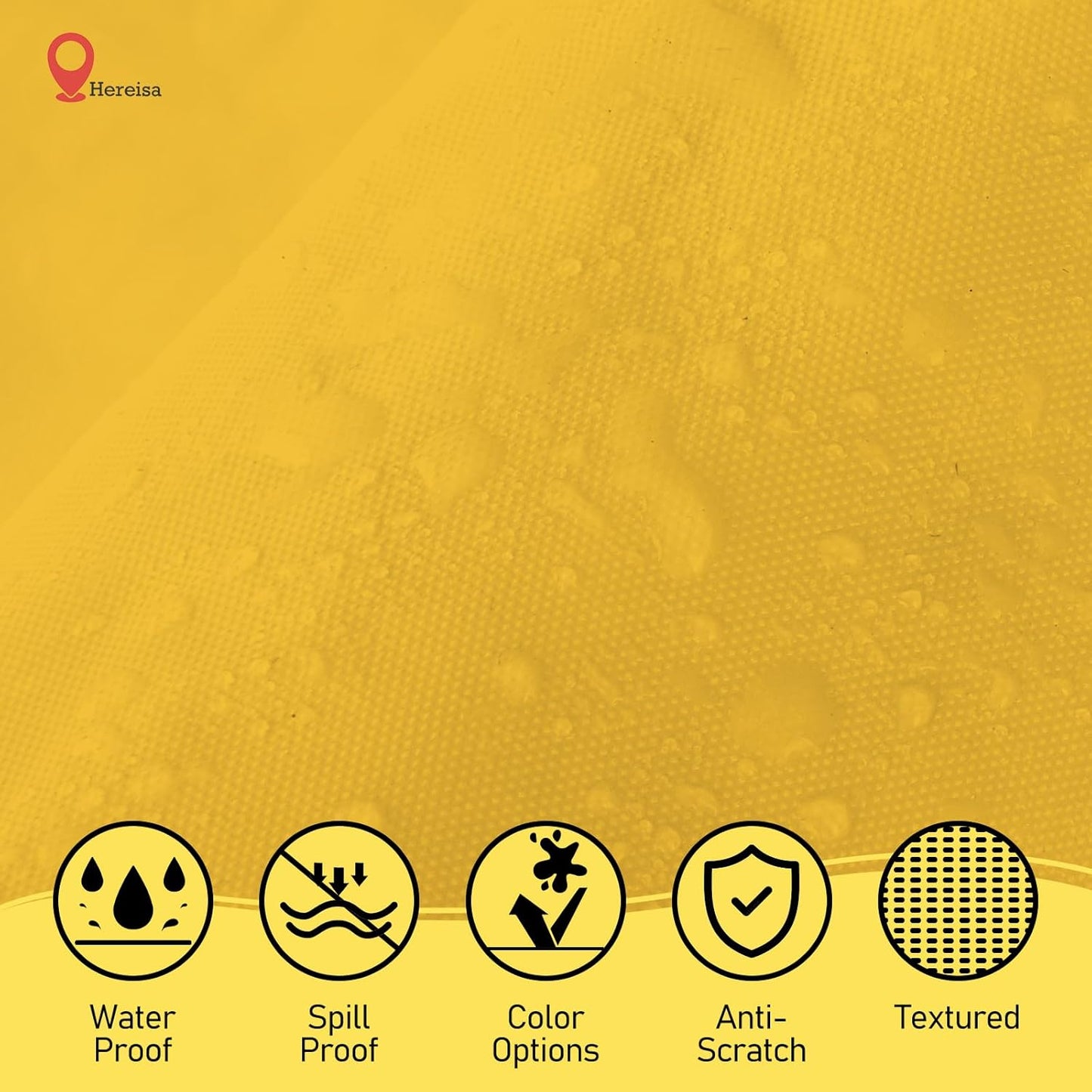 Plastic Yellow Tablecloths 3 Pack Disposable Table Covers 54 in. x 108 in. Table Cloths Bridal Party Tablecovers for Parties Engagements Weddings Festivals, Fits 6 to 8 Foot Rectangle Tables