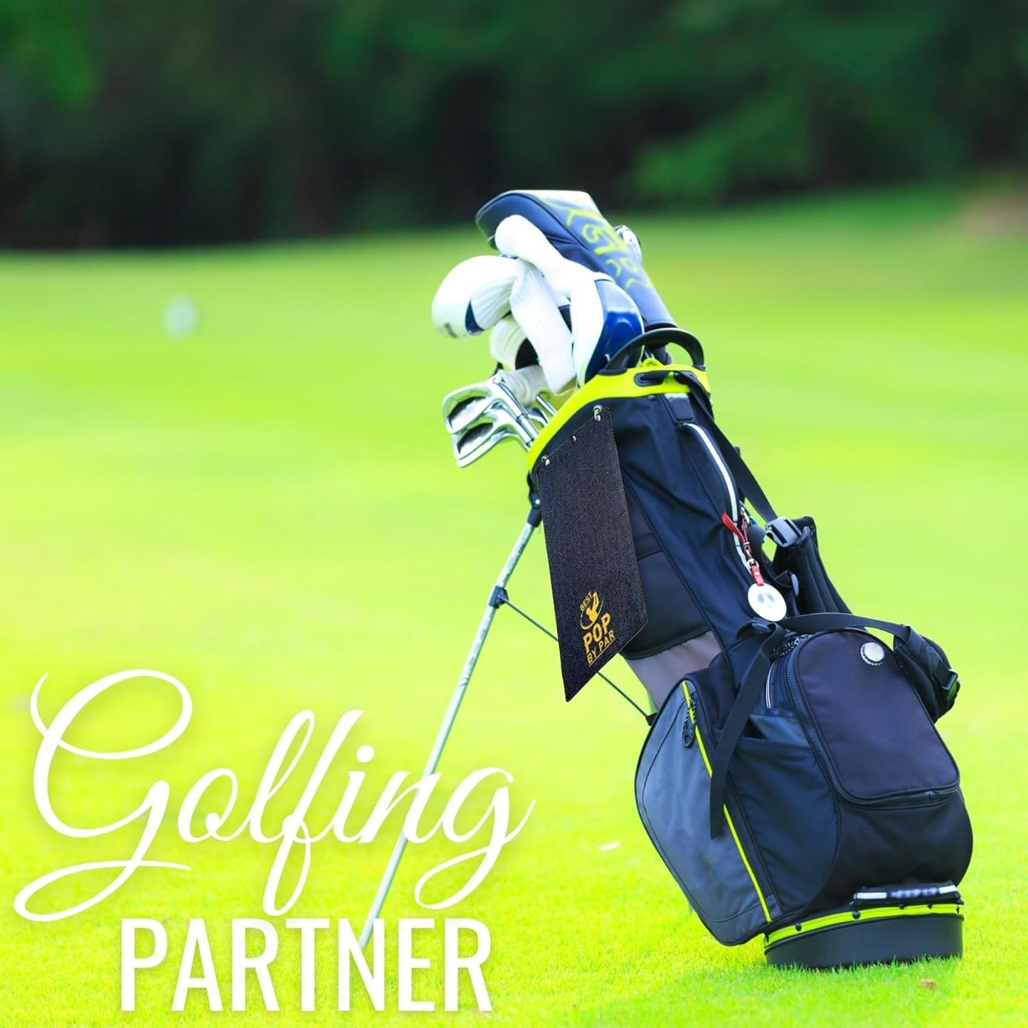 Pop Gifts Golf Towel, Pop on Father‘s Day, 15.8 x 23.6 inches Microfiber Golf Towel for Golf Bags, Pops Gifts