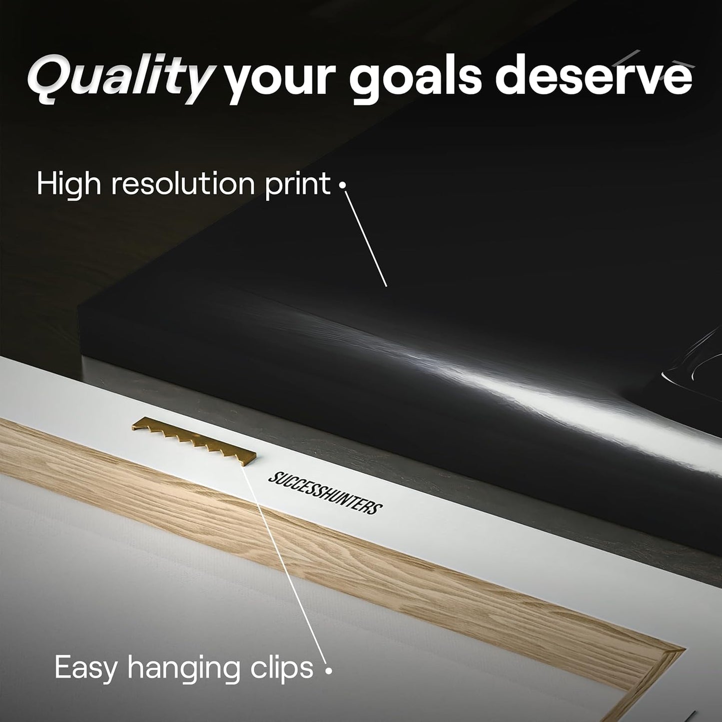 Motivational Wall Art for Office, Super Car Art Canvas, Inspirational Automotive Decor for Hellcat Sportscar Lovers, Motivational Wall Decor for Office and Home, Inspiring Car Poster (60 X 30 in)