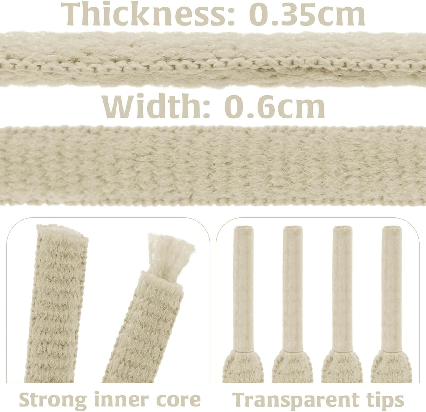 DELELE 2Pair Oval Shoes laces 42 Colors Half Round 1/4" Athletic ShoeLaces for Sport/Running Shoes Shoe Strings