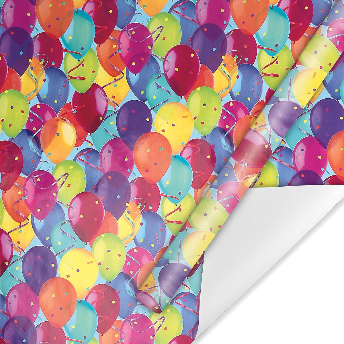 Current Photo Balloons Jumbo Gift Wrap Roll - 23 Inches x 32 Feet (61 Square Feet Total), Peek-Proof, For Birthdays, Graduations, Baby Showers and More