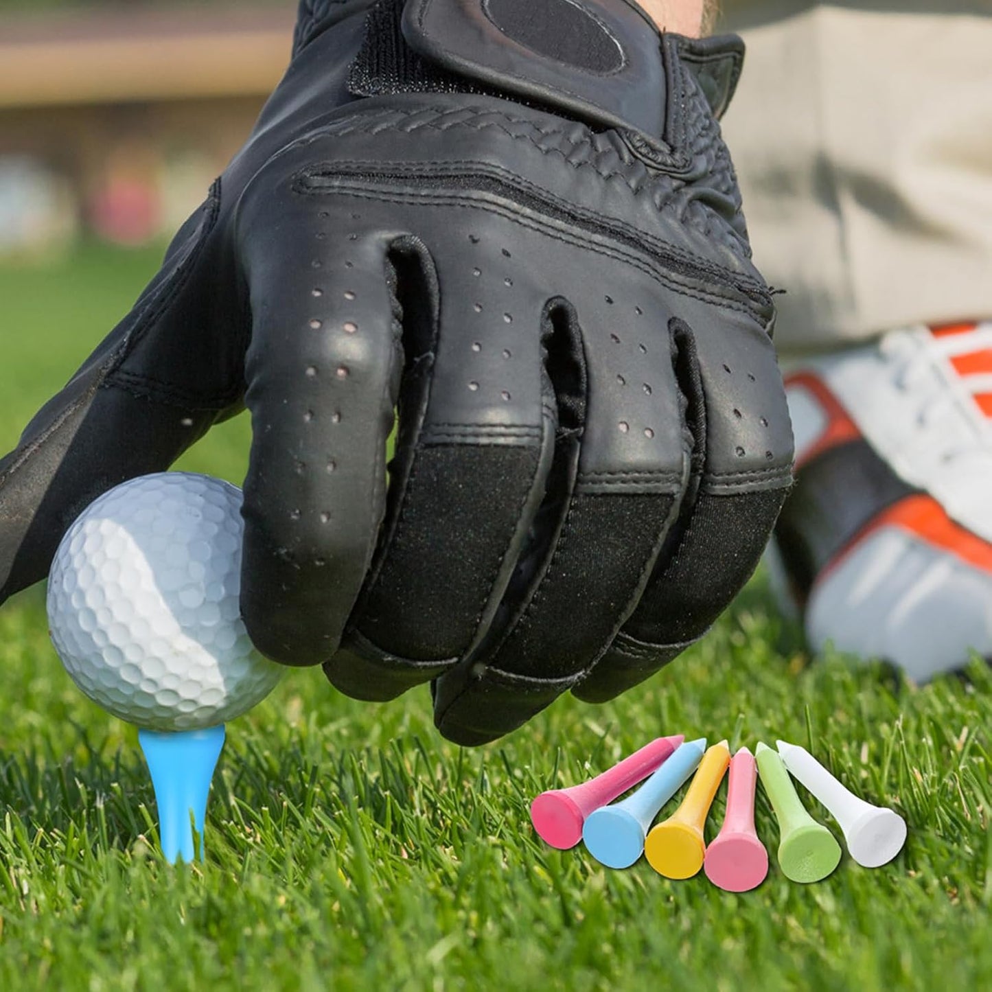 Mudder 600 Pack Golf Tees Bulk Wooden Golf Tees Wood for Men Balls Accessories