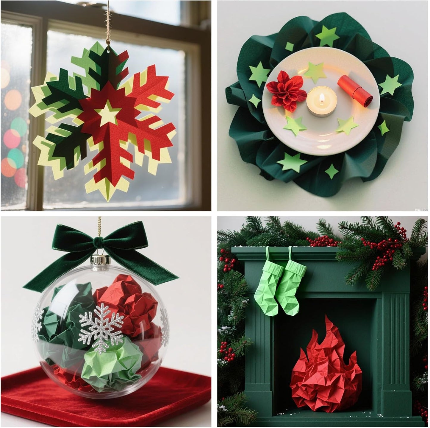 Shindel 120 Sheets Tissue Paper for Gift Wrapping, 20x14 Inch Christmas Tissue Paper for Gift Bags Christmas Presents Holiday Crafts