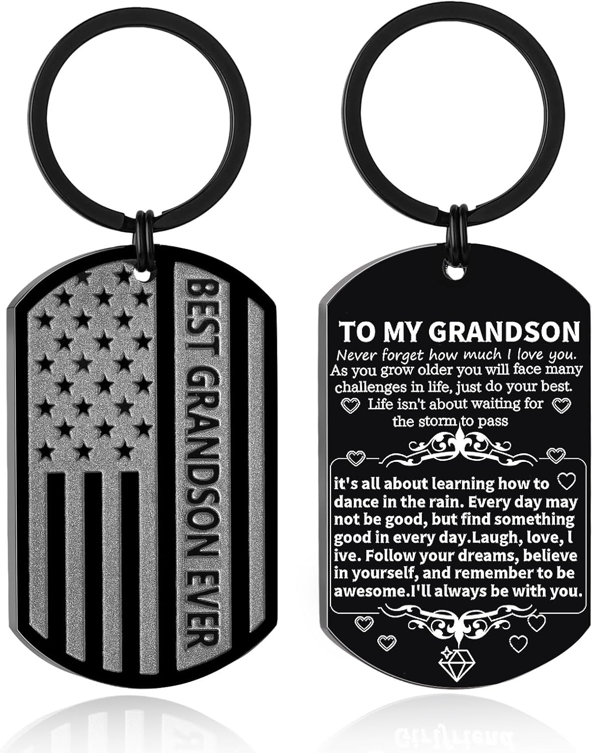 Football/Baseball/Soccer/Basketball Keychain for Men First Communion Baptism Confirmation Mens Gifts