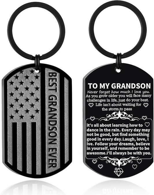 Football/Baseball/Soccer/Basketball Keychain for Men First Communion Baptism Confirmation Mens Gifts