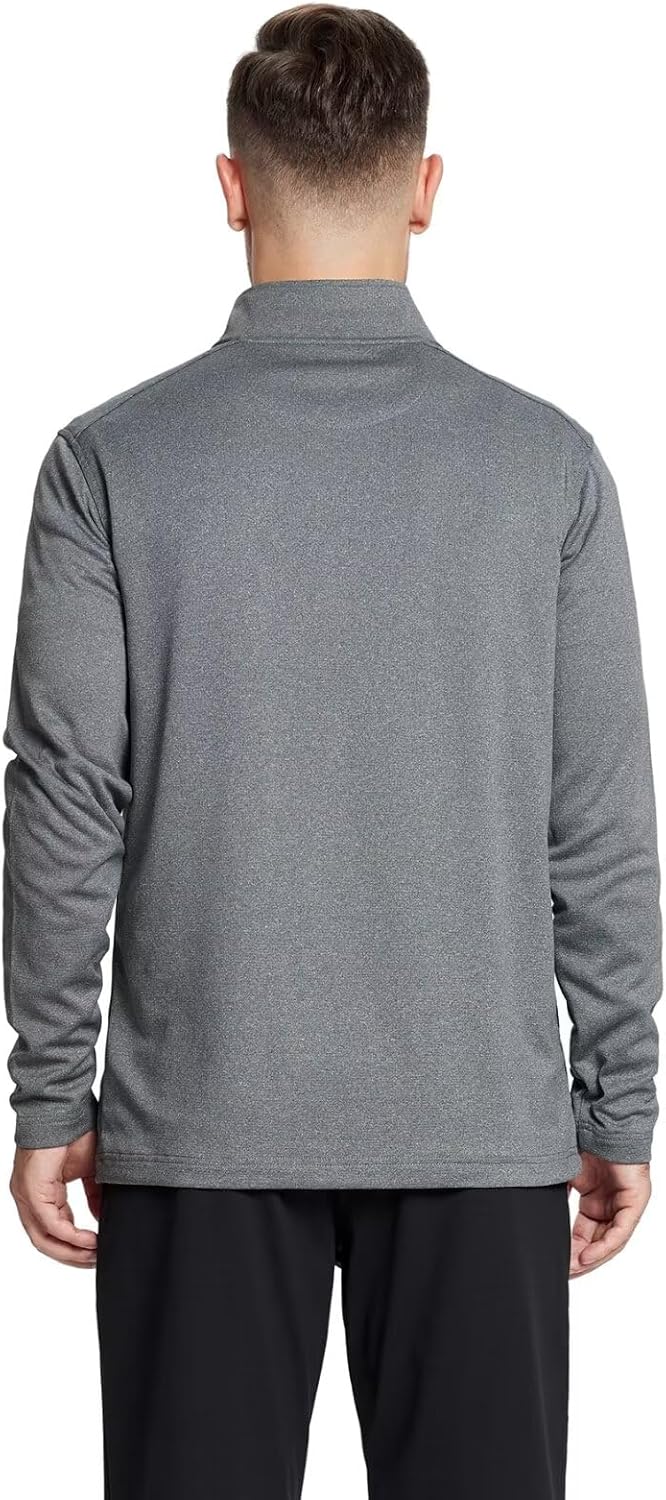 M MAELREG Quarter Zip Golf Pullover Men Dry Fit Long Sleeve Performance Wicking Mock Neck 1/4 Zip Pullover Mens Sweatshirt