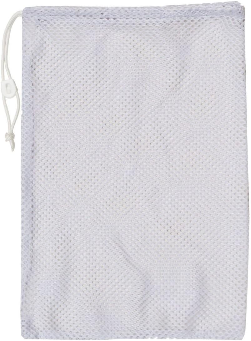 Champion Sports Mesh Equipment Bag – Heavy-Duty Nylon Drawstring Bag with Lock & ID Tag, Breathable Storage Sack for Balls, Swim Gear, Laundry & Toys, Multiple Sizes & Colors
