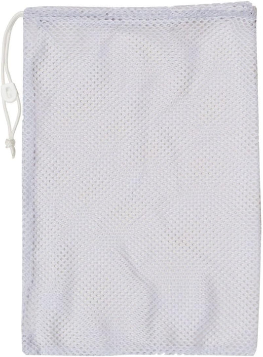 Champion Sports Mesh Equipment Bag – Heavy-Duty Nylon Drawstring Bag with Lock & ID Tag, Breathable Storage Sack for Balls, Swim Gear, Laundry & Toys, Multiple Sizes & Colors