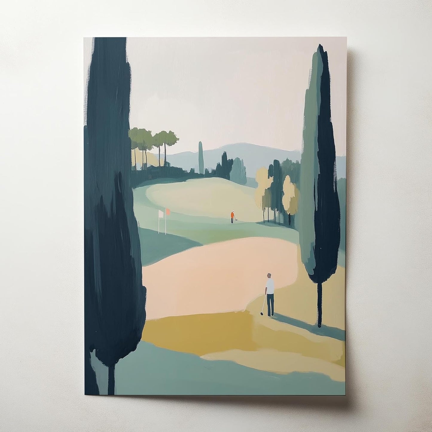 Golf Impressionist Art Print Posters - Premium Giclee Fine Art Prints - Sporty and Sophisticated Home Decor Posters, Golfer Art Prints for Home and Office Decor - Vintage Aesthetic, Ready to Frame