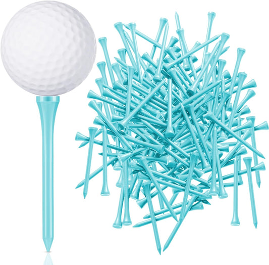Jenaai 200 Pcs Golf Tees Bamboo Golf Tees Professional Golf Tees Bulk for Women Golf Club Accessories