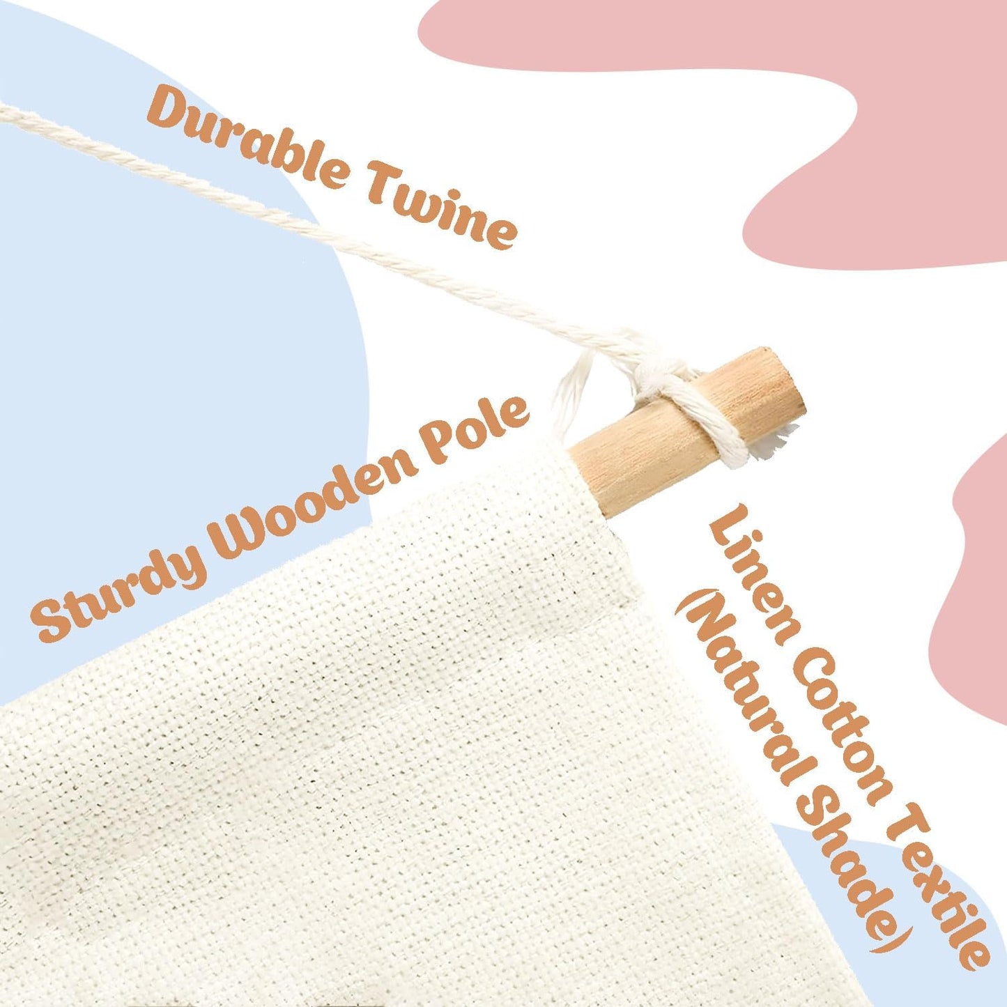 ArtisaEura Bear Nursery Golf Wall Canvas Banners, Bear Nursery Decor, Gone Golfing Hanging Display Pennant Banner Flags, Cute Animals Wall Decor for Kids Room Bedroom Playroom