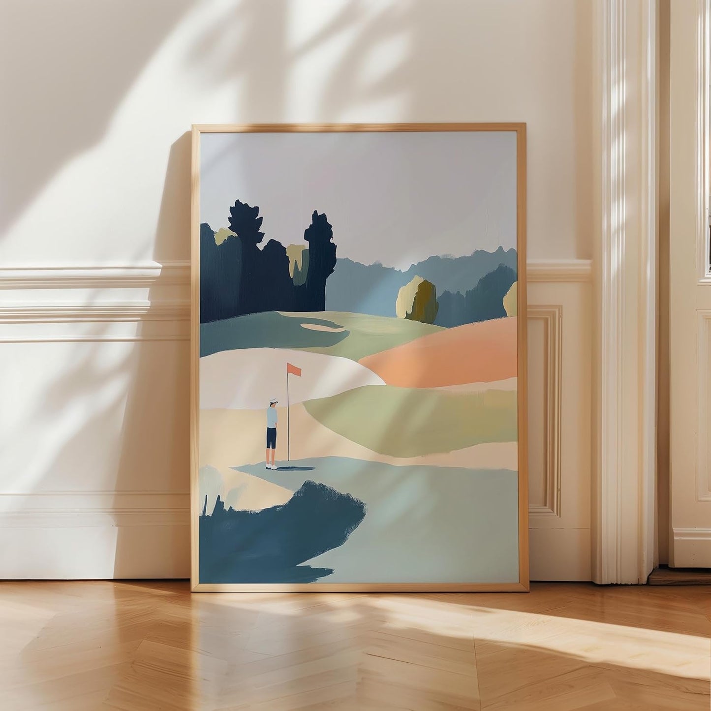 Golf Impressionist Art Print Posters - Premium Giclee Fine Art Prints - Sporty and Sophisticated Home Decor Posters, Golfer Art Prints for Home and Office Decor - Vintage Aesthetic, Ready to Frame