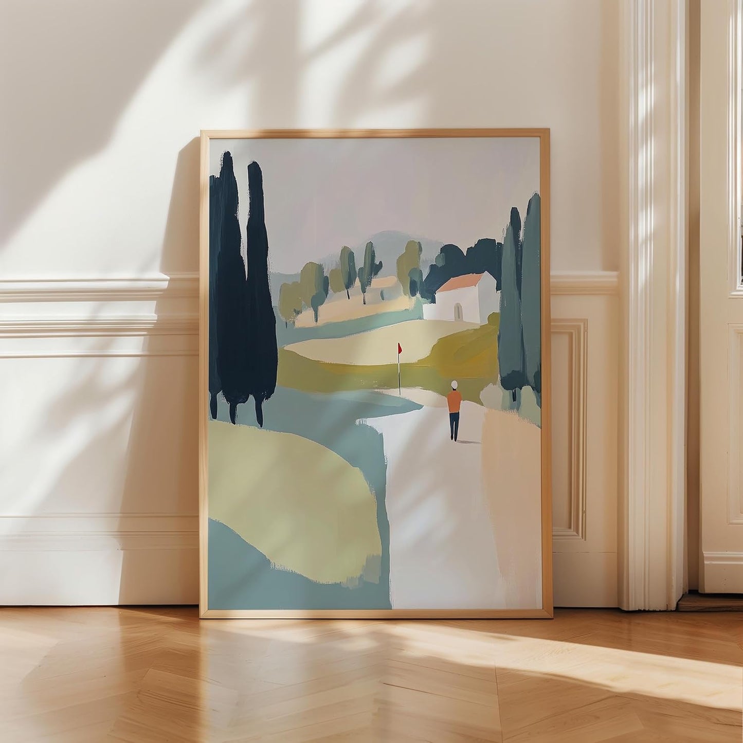 Golf Impressionist Art Print Posters - Premium Giclee Fine Art Prints - Sporty and Sophisticated Home Decor Posters, Golfer Art Prints for Home and Office Decor - Vintage Aesthetic, Ready to Frame