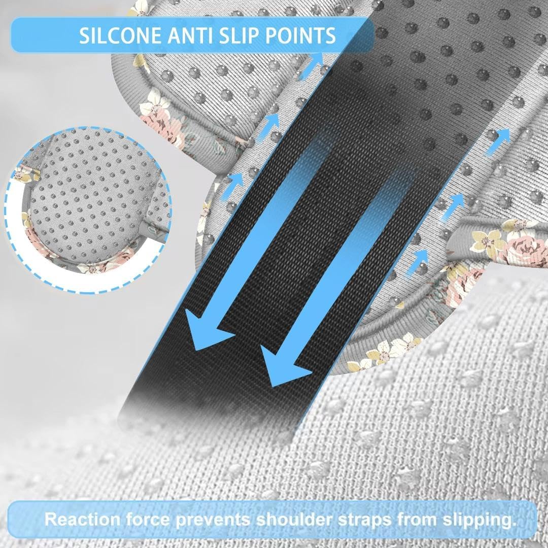 ZINZ 2-Pack Universal Shoulder Pad with Ultra Thick Cushion for Bag Luggage Bag Crossbody, Plus Long & Anti-Slip & Breathable,Light Rose