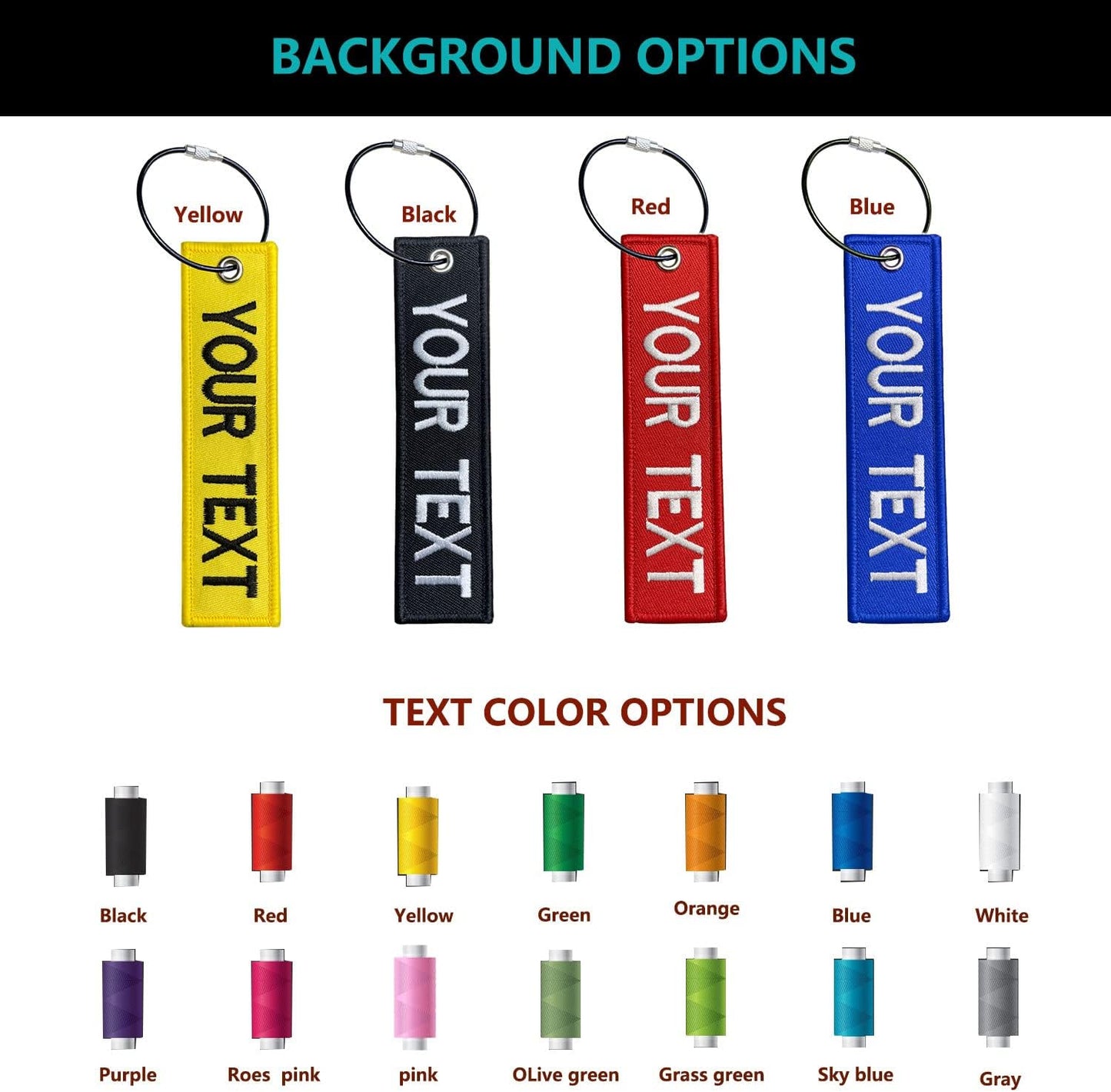 silkmilk Custom Personalized Luggage Tag Name ID Suitcase Labels with Stainless Steel Loop for Luggage,Crate,Belt,Key for Men Women Kids Girls Travel