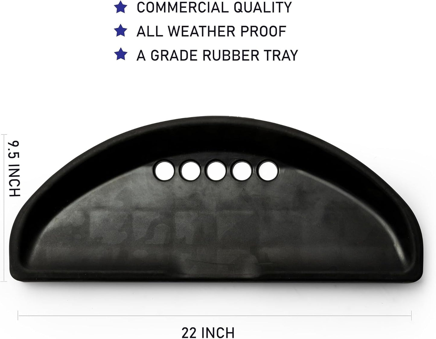 PutterBall Ball Catch Trays – 2 Pack Universal Rubber Trays for Golf Game – Fits Most Putting Game Sets