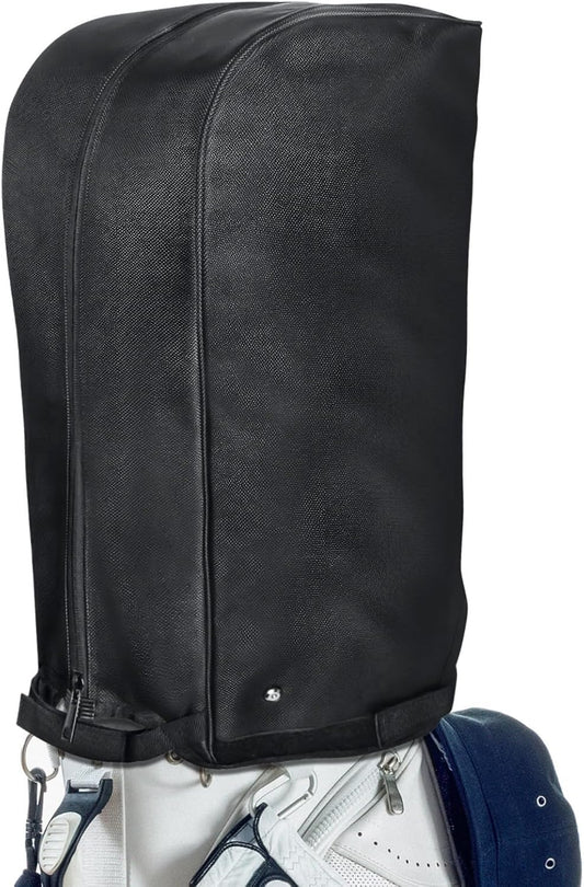 FINGER TEN Golf Bag Rain Cover with Adjustable Hood, Universal Fit Top Cover for Stand & Cart Bags, All-Weather Protection Waterproof Dustproof Protector for Outdoor Use