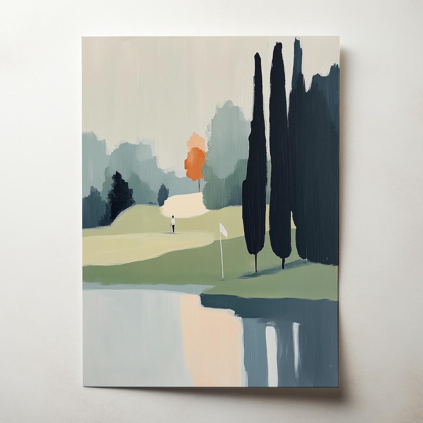 Golf Impressionist Art Print Posters - Premium Giclee Fine Art Prints - Sporty and Sophisticated Home Decor Posters, Golfer Art Prints for Home and Office Decor - Vintage Aesthetic, Ready to Frame