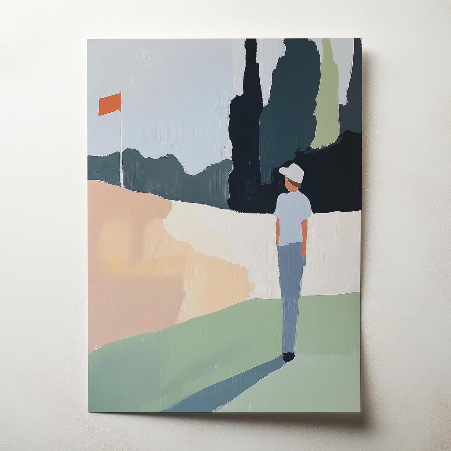 Golf Impressionist Art Print Posters - Premium Giclee Fine Art Prints - Sporty and Sophisticated Home Decor Posters, Golfer Art Prints for Home and Office Decor - Vintage Aesthetic, Ready to Frame