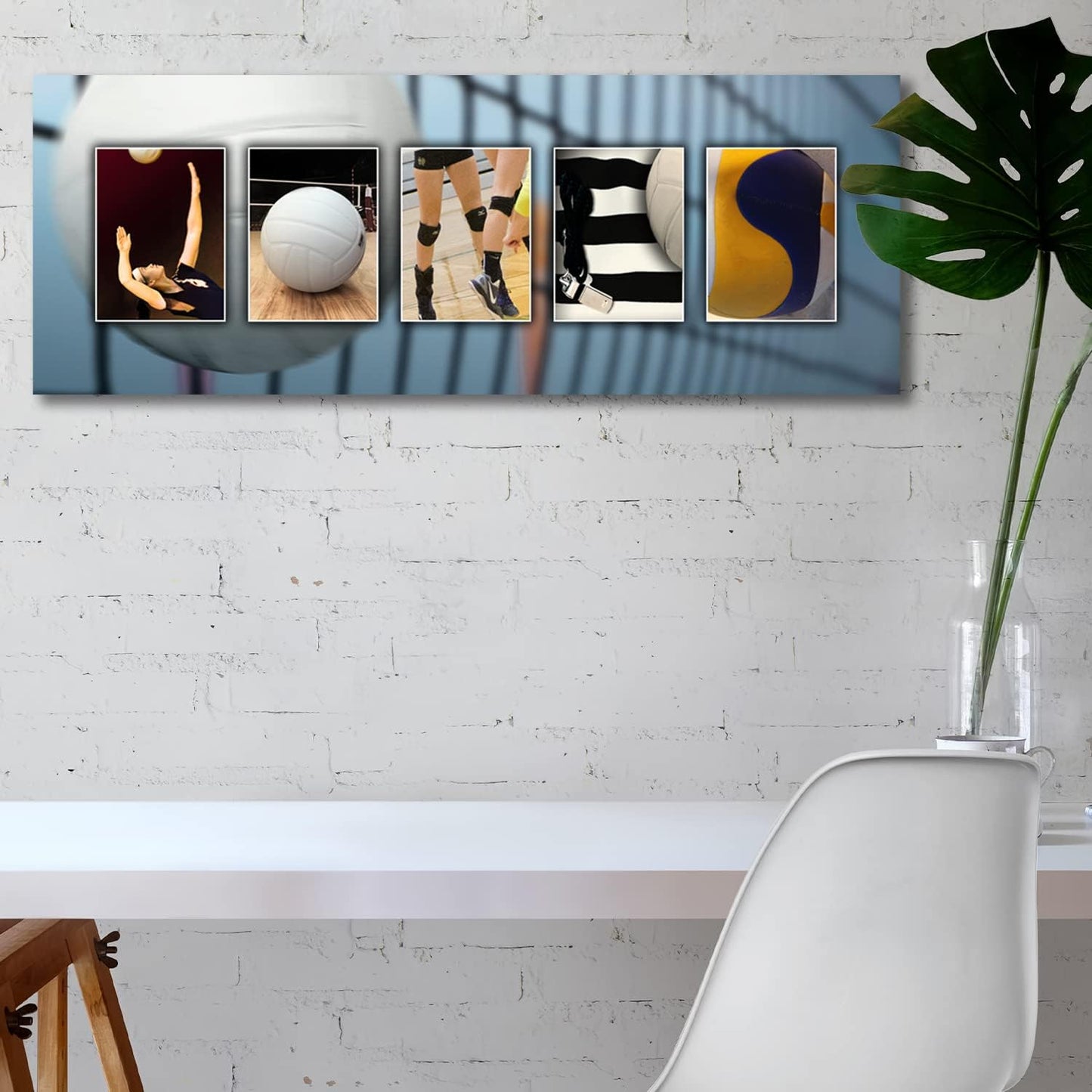 Personal-Prints VOLLEYBALL Personalized Name Art Gift for the Coach, Player or Fan | Customized for the Volleyball Enthusiast (6"x18" Stretched Canvas)