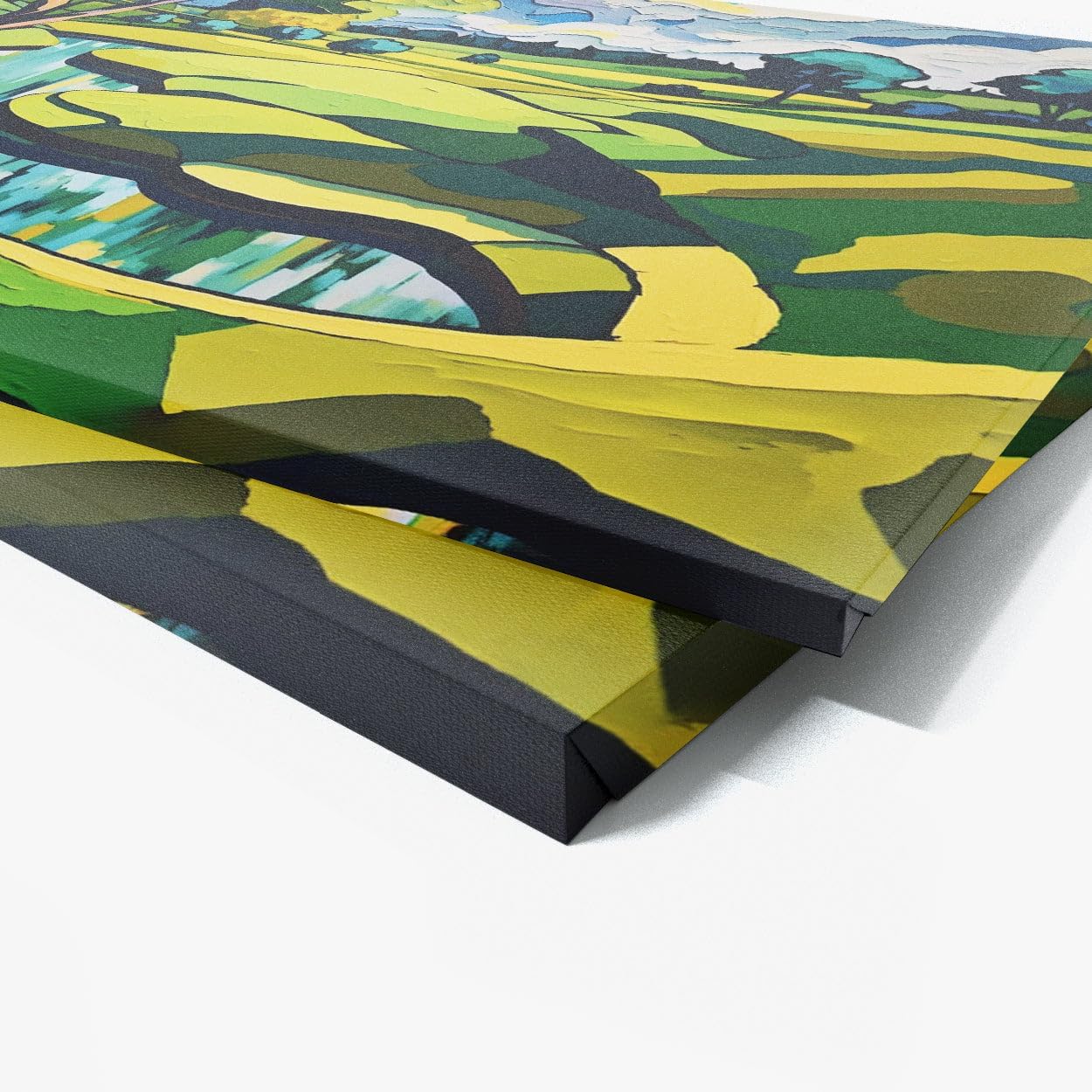 Sense Canvas Golf Course 20 Canvas Art - Home Decor Wall Art Print Poster Painting Medium 24x18 / 1.5"