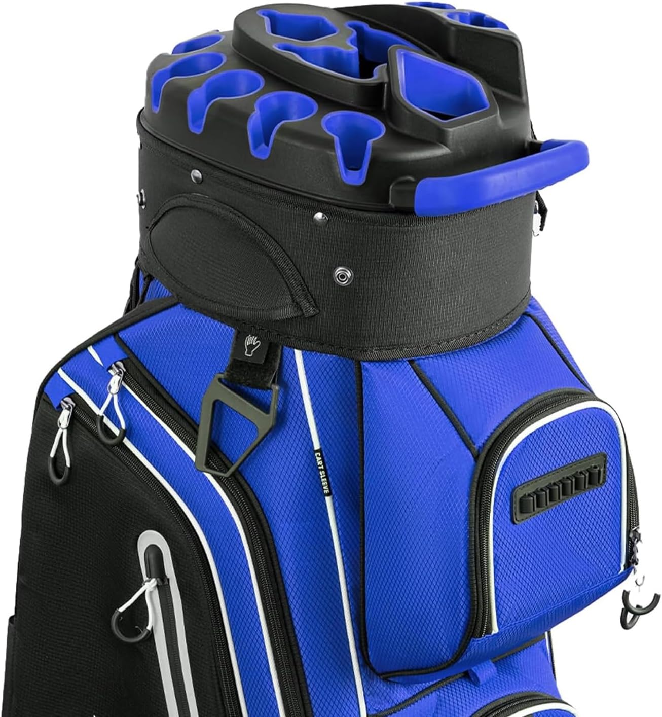 14-Way Golf Cart Bag Pro with Full Length Divider Top, Golf Bag for Men with Handles and Rain Cover