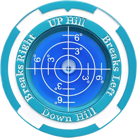 GreenNav Pro-High Precision Golf Green Reader & Golf Ball Marker with Horizontal Bubble Level, Essential Slope & Putt Line Reading Aid, Golf Accessories for Men Women