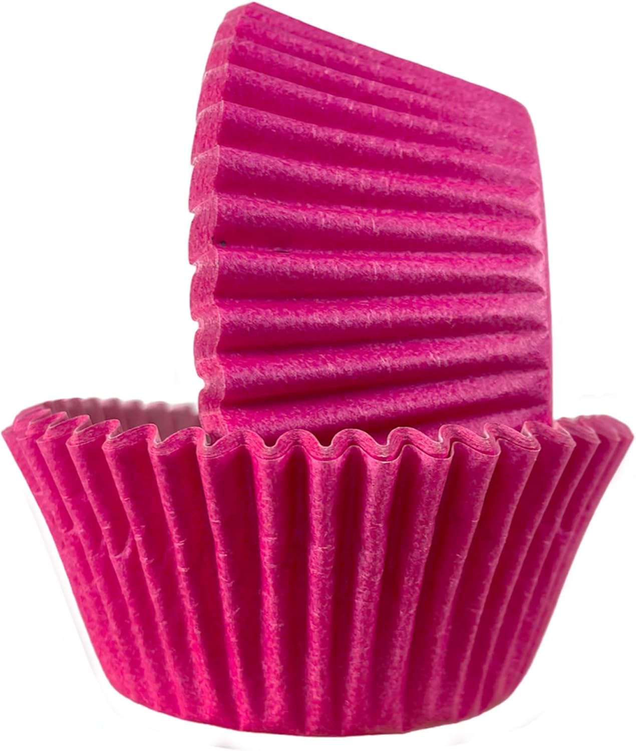 Regency Wraps Greaseproof Professional Grade Baking Cups, Pack of 40, Standard Liners, Hot Pink Solid, for Cupcakes, Muffins, Candy, Non Stick