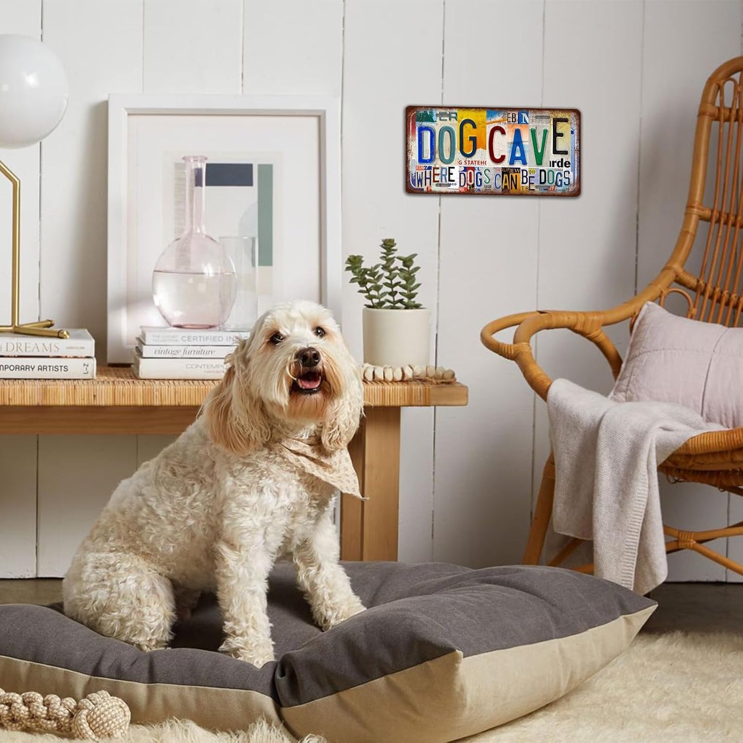 Vintage License Plate Wall Decor Grandkids The Best Part Of Growing Old Metal Tin Sign For Bar Home 12 x 6 Inches