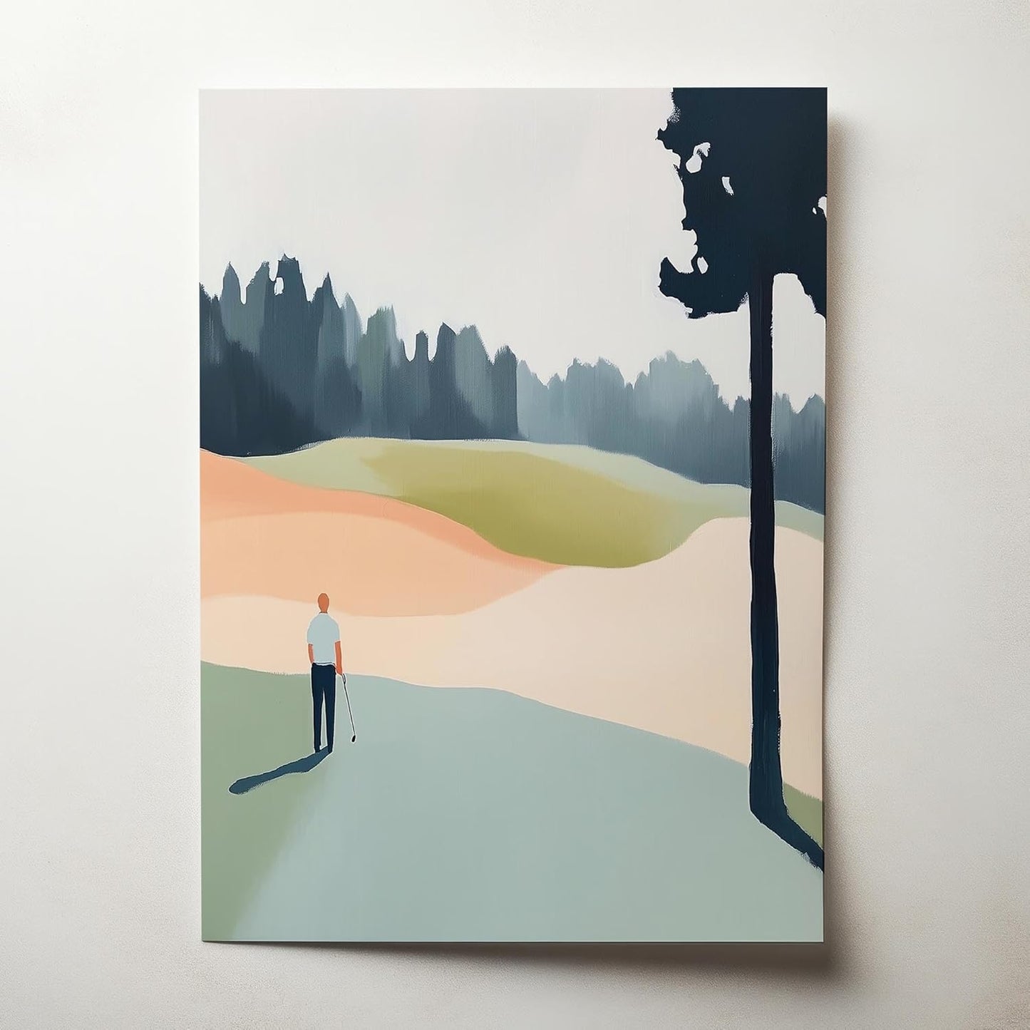 Golf Impressionist Art Print Posters - Premium Giclee Fine Art Prints - Sporty and Sophisticated Home Decor Posters, Golfer Art Prints for Home and Office Decor - Vintage Aesthetic, Ready to Frame