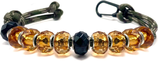 LAMIBEE Golf Beads Count Stroke Score Counter, Durable 550 lbs Paracord String with 10 Beads, Easy Scorekeeping, Hand-Braided with Clip