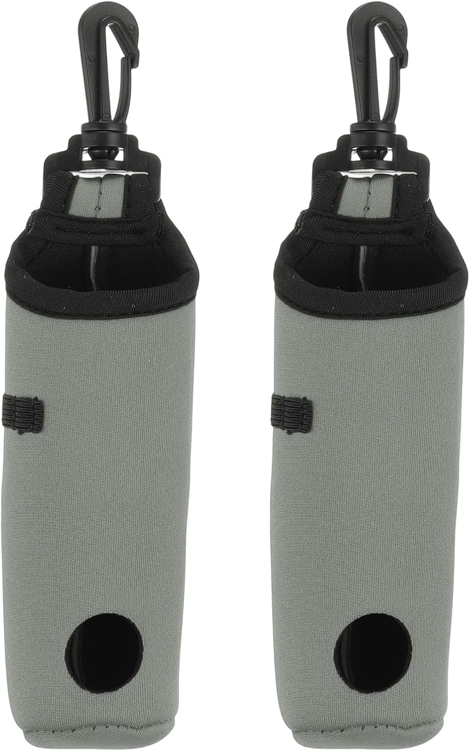 uxcell Golf Ball Carry Bag, Waist-Mounted Storage Bag Neoprene Golf Tee Holder Pouch with Lightweight Hook for Men and Women