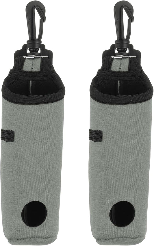 uxcell Golf Ball Carry Bag, Waist-Mounted Storage Bag Neoprene Golf Tee Holder Pouch with Lightweight Hook for Men and Women