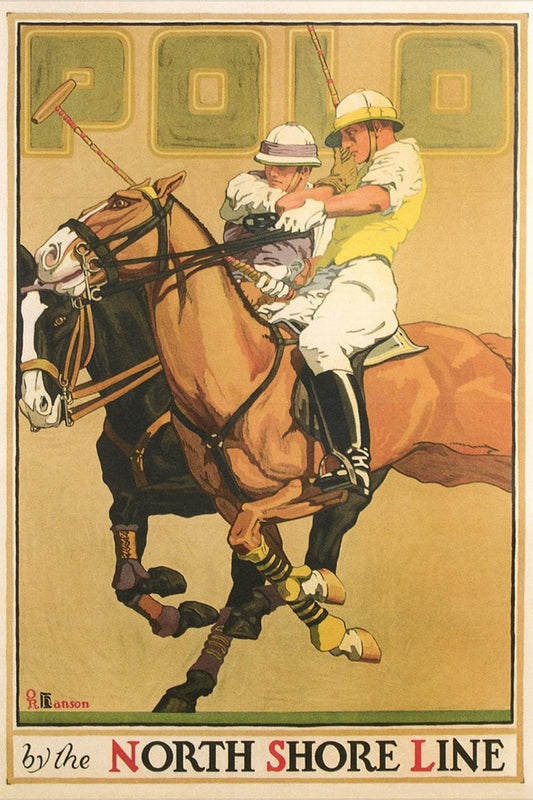 ART.COM Wall Art Print Polo Poster, 12" x 18"