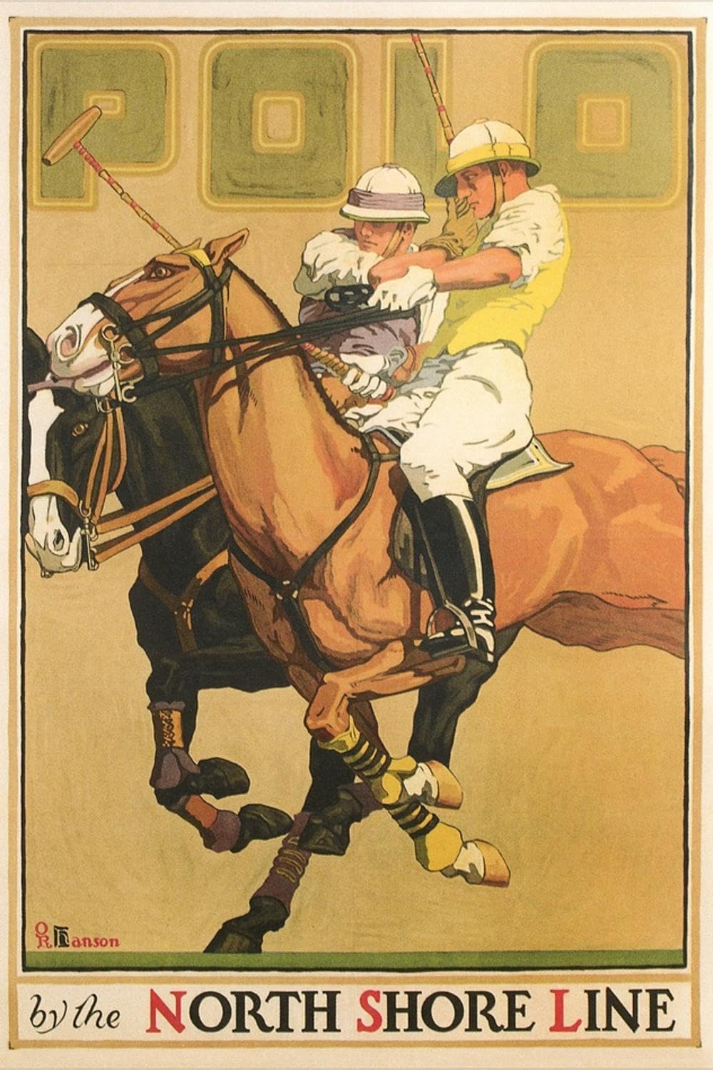 ART.COM Wall Art Print Polo Poster, 16" x 24"