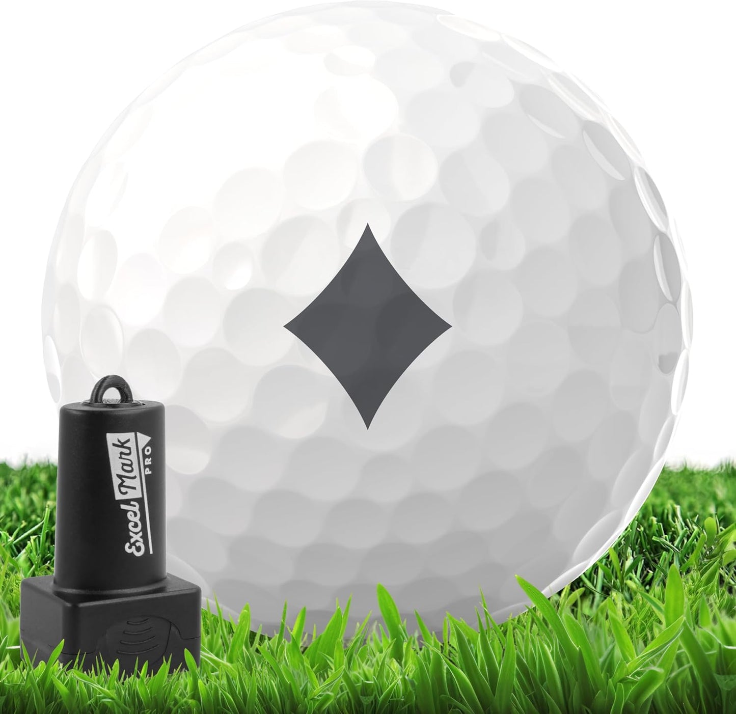 ExcelMark Pro Golf Ball Stamp - Easy Ball Identification - Choose from 25+ Styles and 4 Colors!