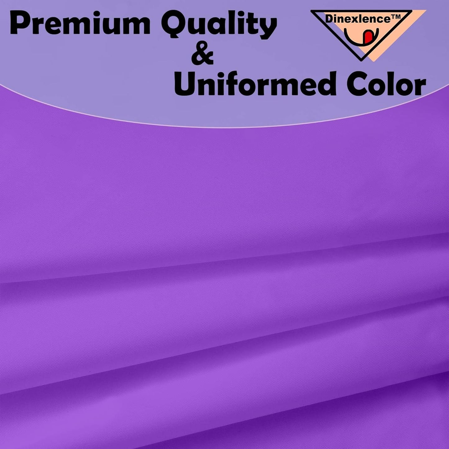 2 Pack Purple Premium Plastic Tablecloth Round 84 Inches Reusable Violet Decorative Table Cover for Dining, Wedding, Party, Indoor and Outdoor use