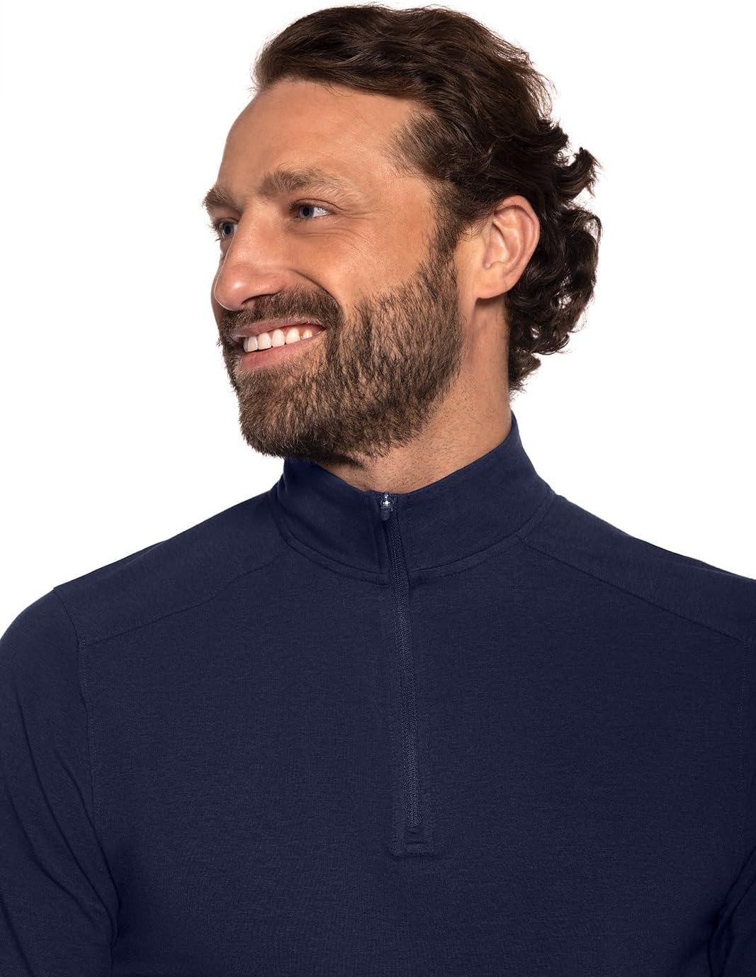 Men's Quarter-Zip - UPF 50+ Sun Protection - Sonora in Navy