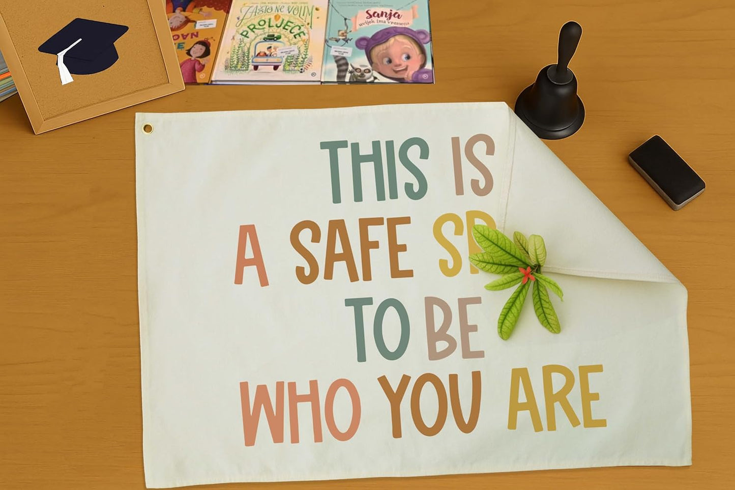 This Is A Safe Space-Classroom Decor-Inclusive Classroom Decor-Welcome Gift-Teacher Gift-Canvas Hanging Pennant Flag Banner Wall Sign Decor Gift-Birthday Christmas Gift